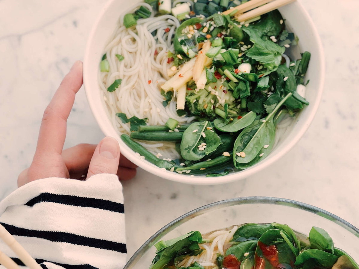 Asiatische Nudelsuppe