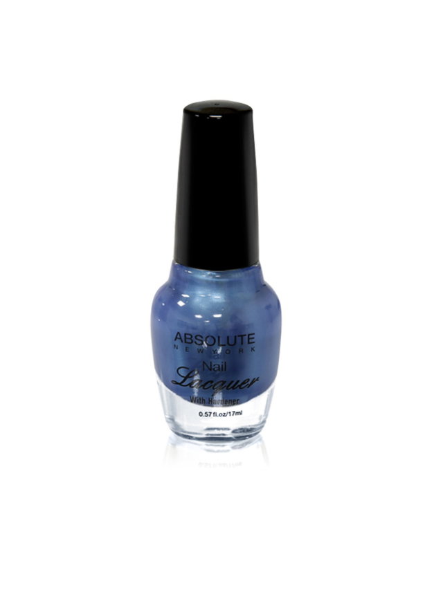 Nagelack dunkelblau absolute new york nail laquer