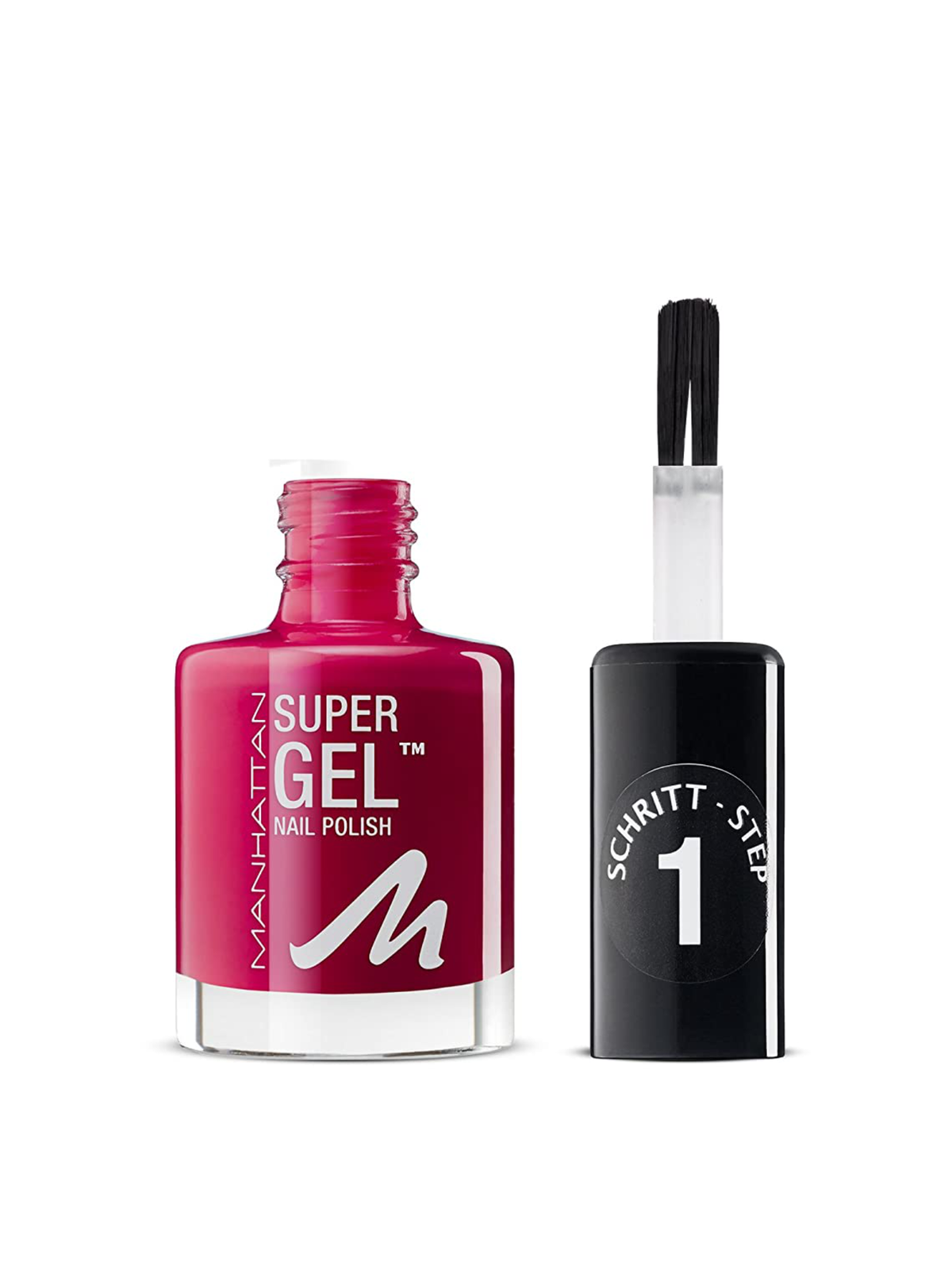 Etwas heller, aber nicht weniger fruchtig ist der Manhattan Super Gel Nagellack in der Farbe "Berry Love". Uns erinnert die hübsche Nuance an köstliche Himbeeren – jetzt aber bloß nicht reinbeißen!