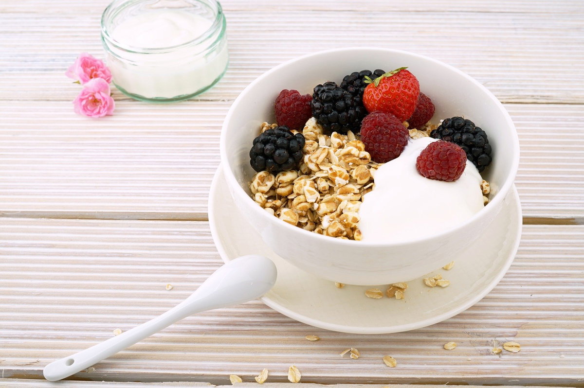 Haferflocken Frühstück