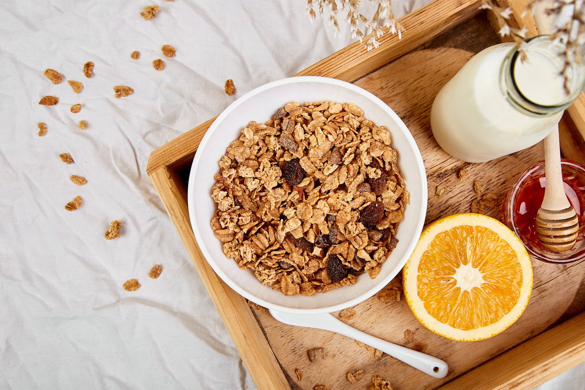Haferflocken Müsli