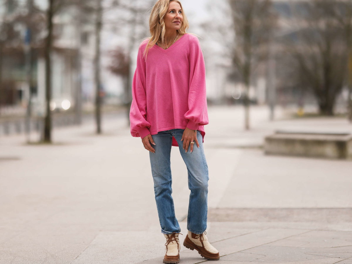 Frau in Jeans Sue Giers
