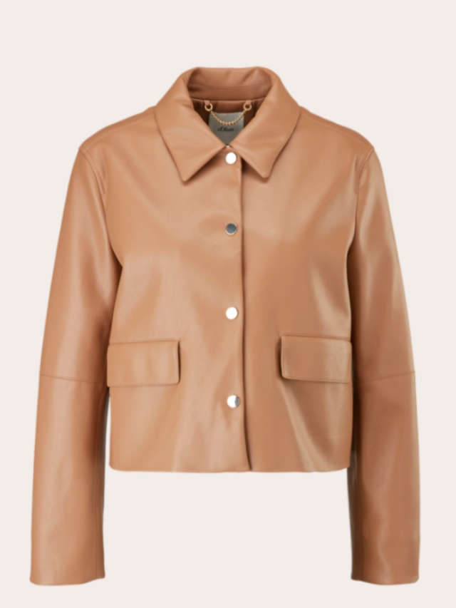 Jacke Sand Lederoptik s.Oliver