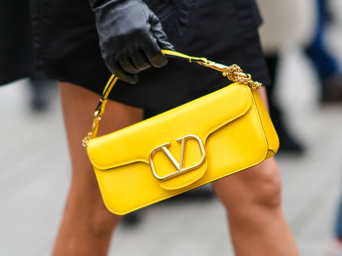 Tasche gelb Valentino