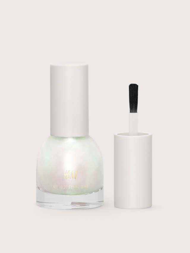 Nagellack Weiss Schimmer H&M