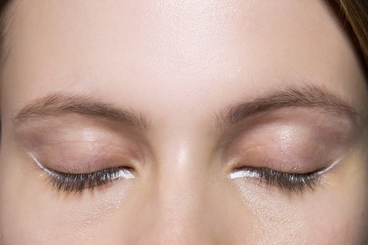 weißer Eyeliner