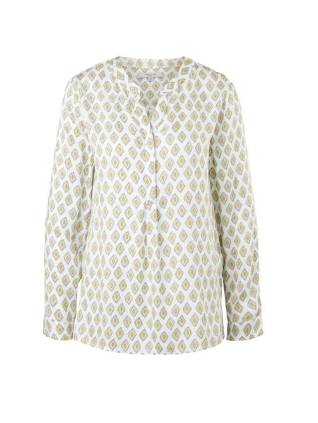 Bluse V-Ausschnitt Comma
