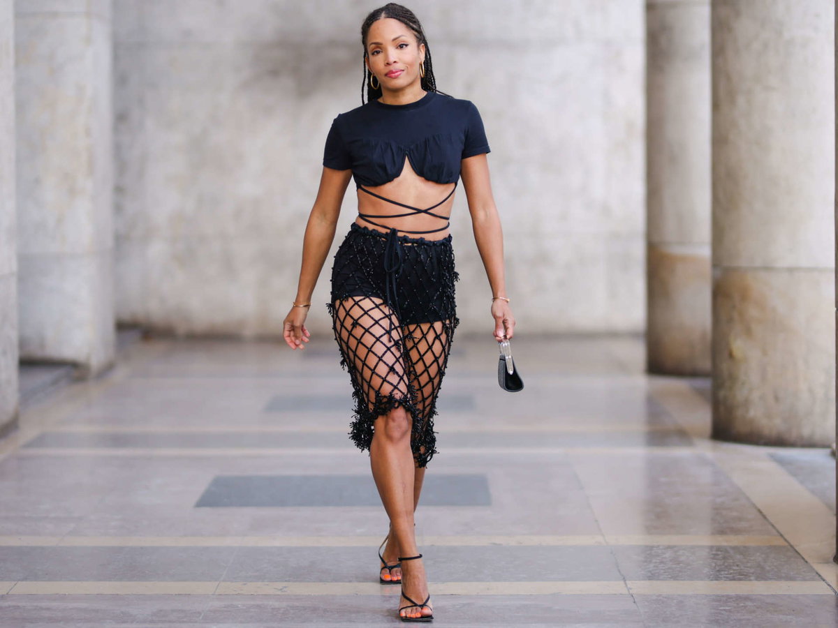 Frau Shorts curvy black