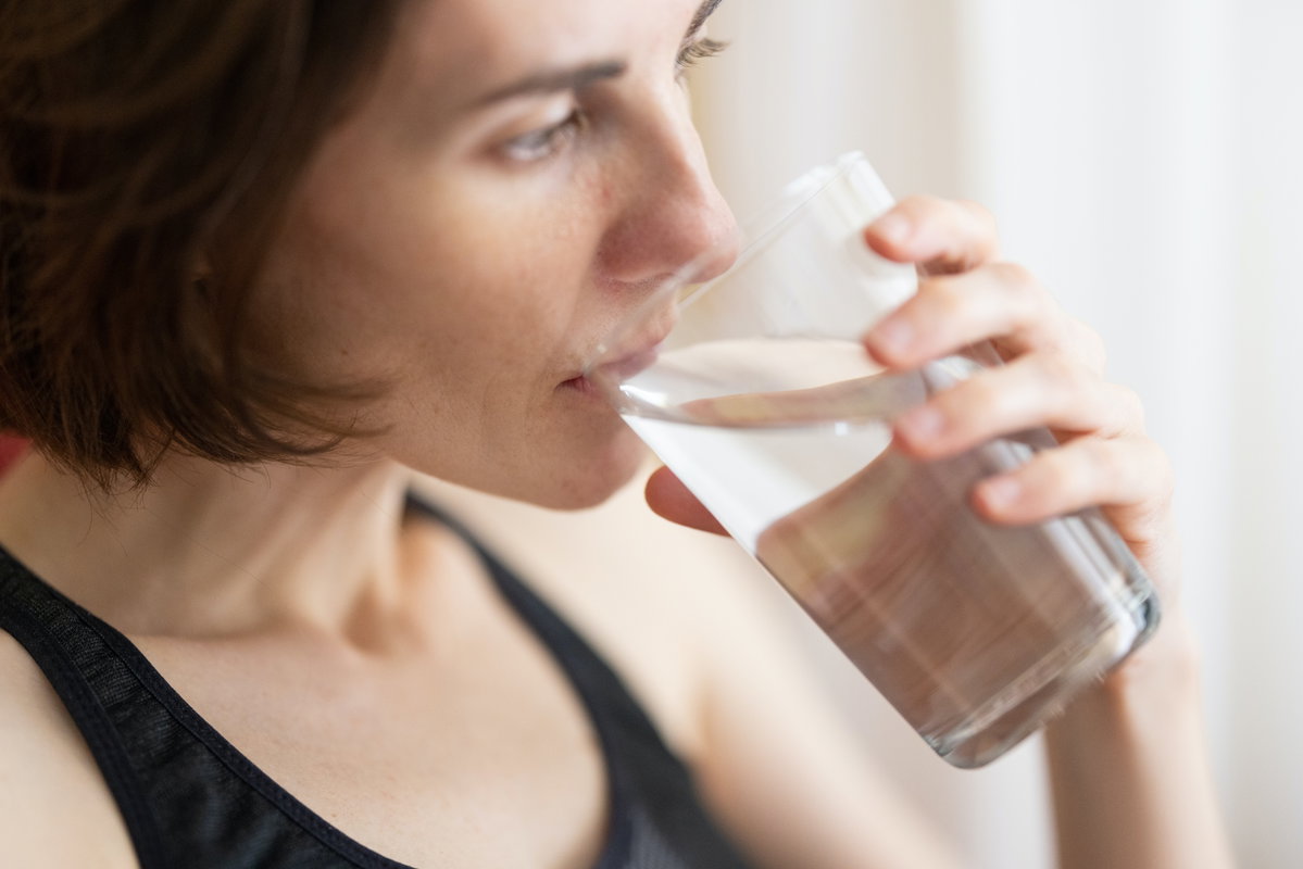 Zu viel Wasser trinken