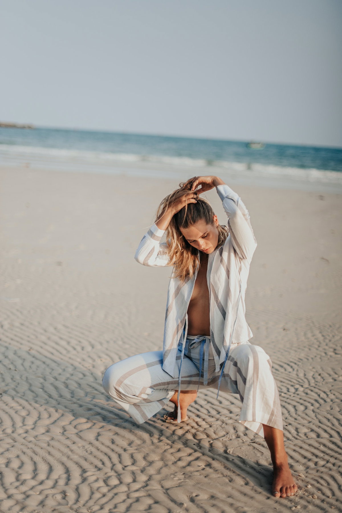 Frau am Strand