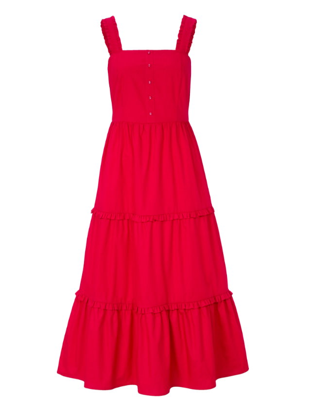 Maxikleid rot Sienna