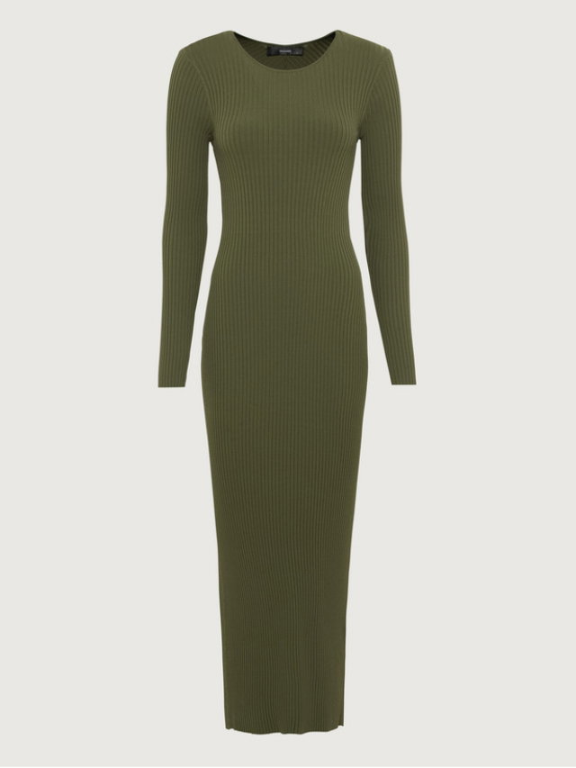 Maxikleid Strickkleid