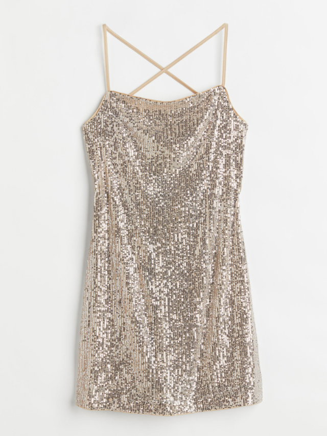 Paillettenkleid H&M