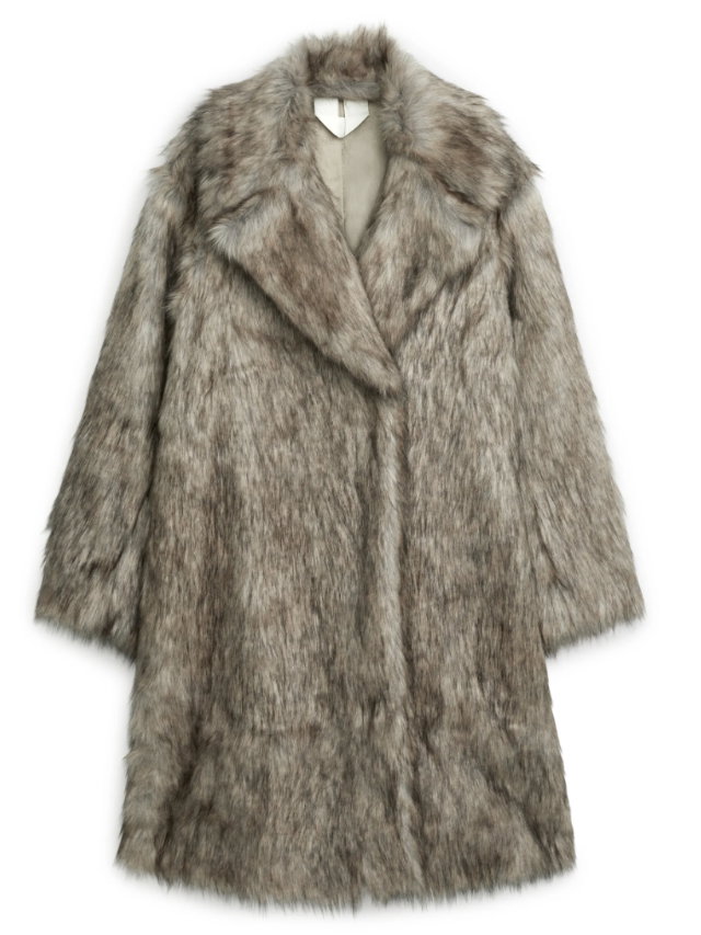 Faux Fur Mantel von Arket