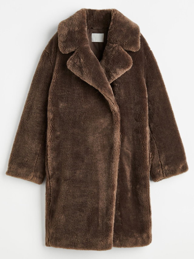 Faux Fur Mantel von H&M