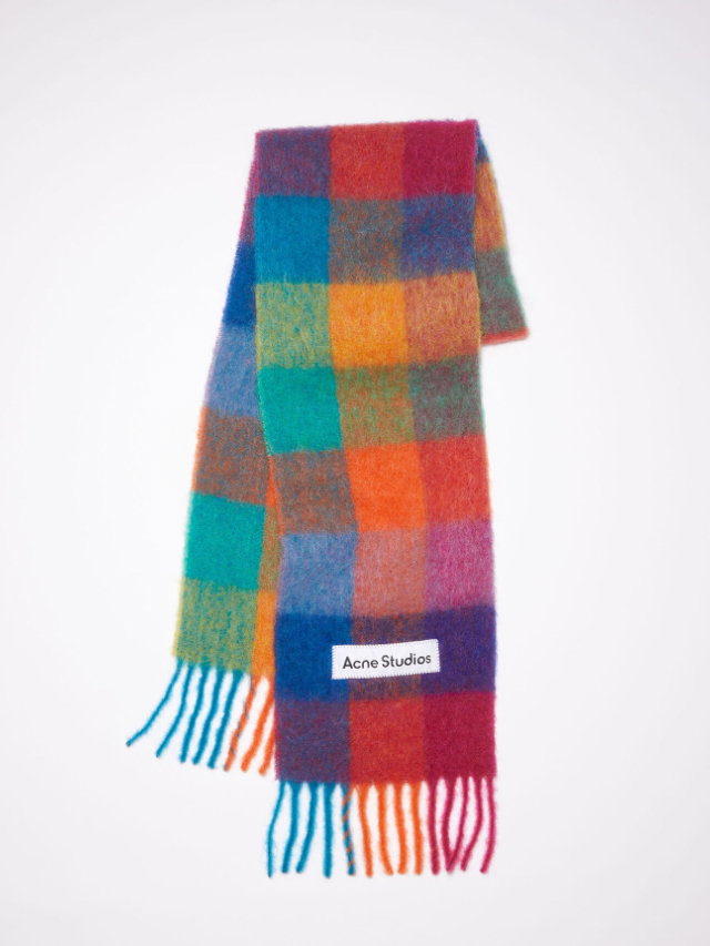 Bunt karierter Schal von Acne Studios