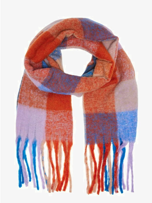 Bunt karierter Schal von Selected Femme