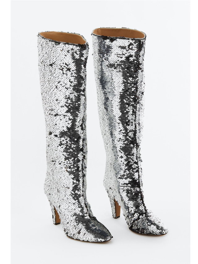 Stiefel silber H&M