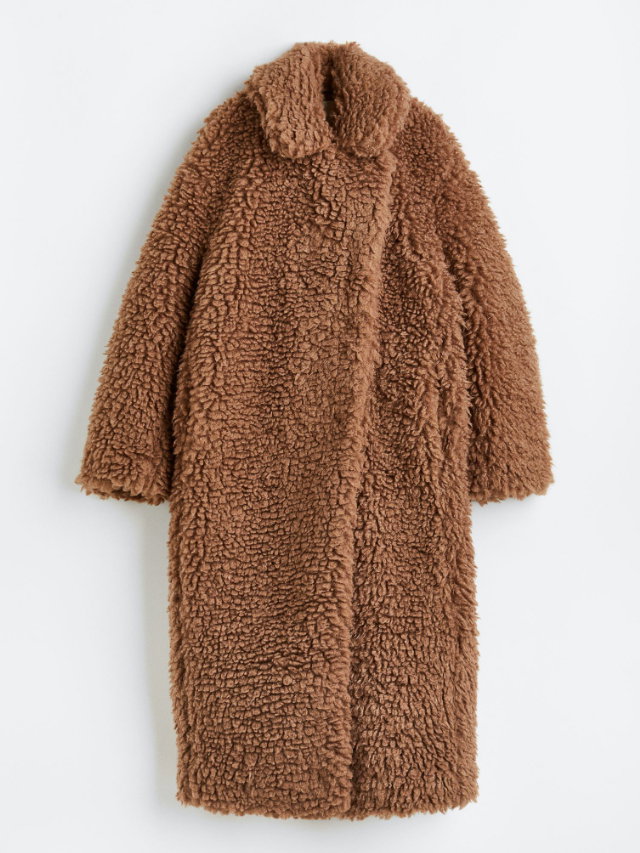Teddyfellmantel von H&M