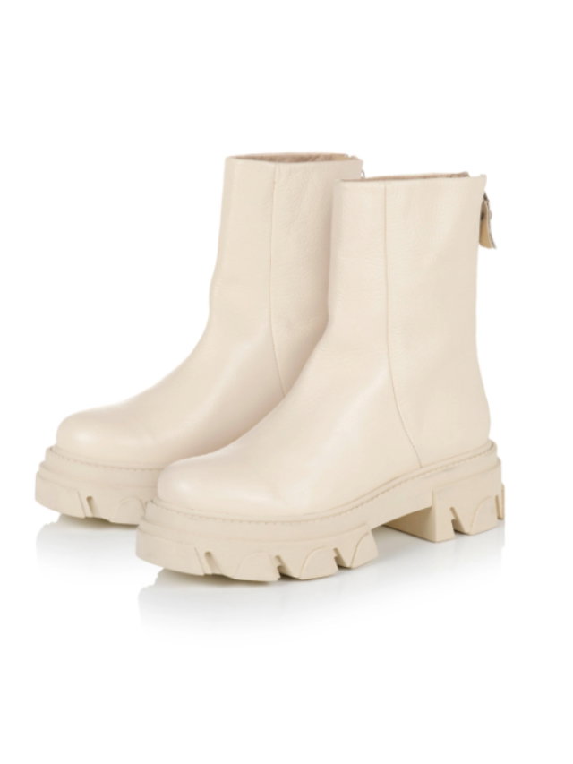 Boots creme weiß