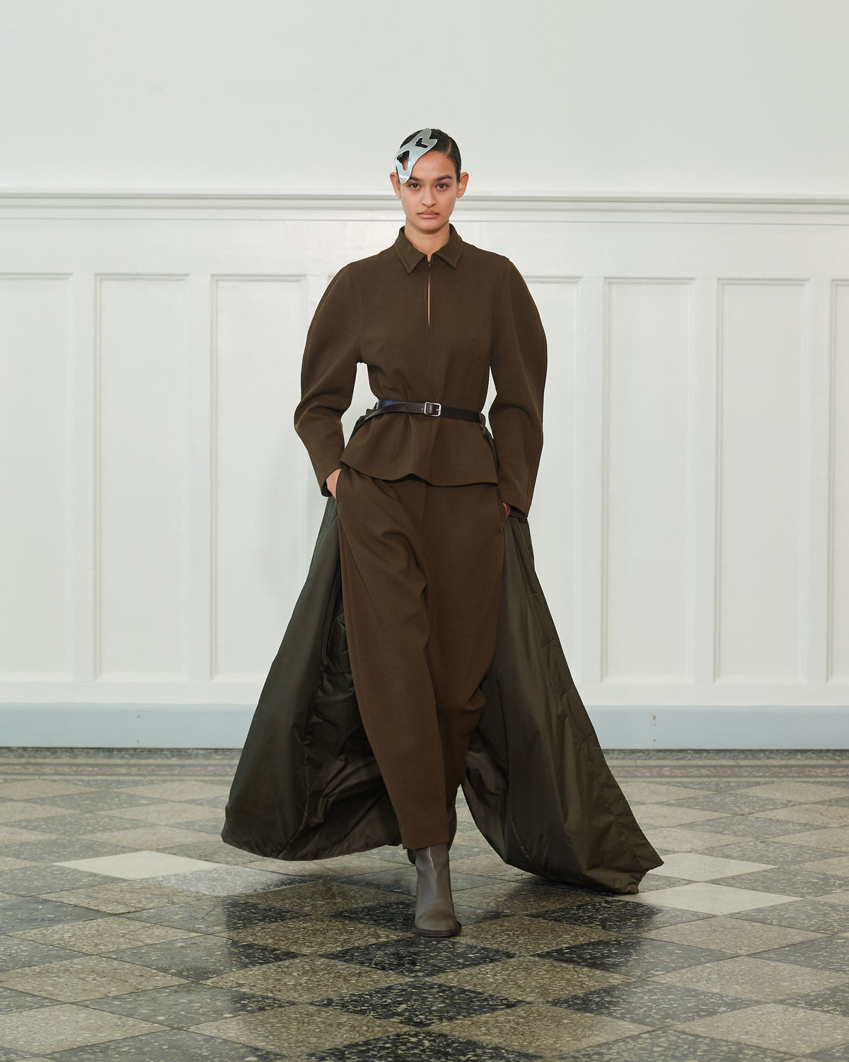 Mark Kenly Domino Tan AW23 Runway