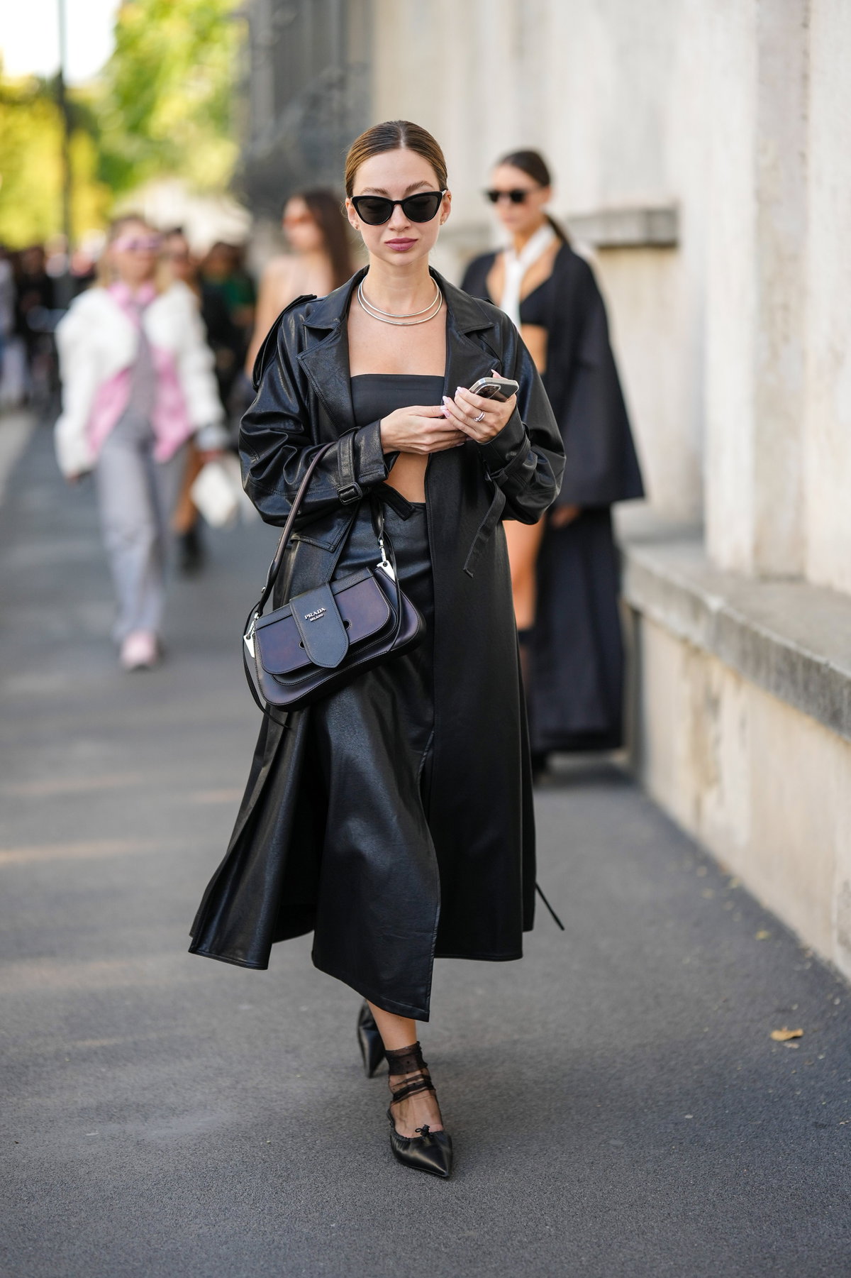 Streetstyle mit spitzen Ballerinas