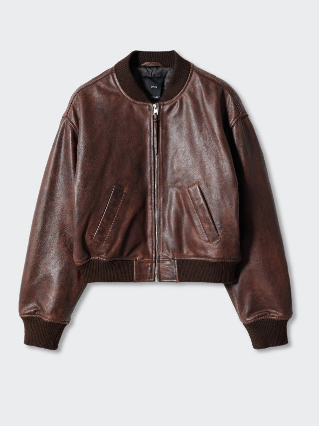Lederjacke von Mango