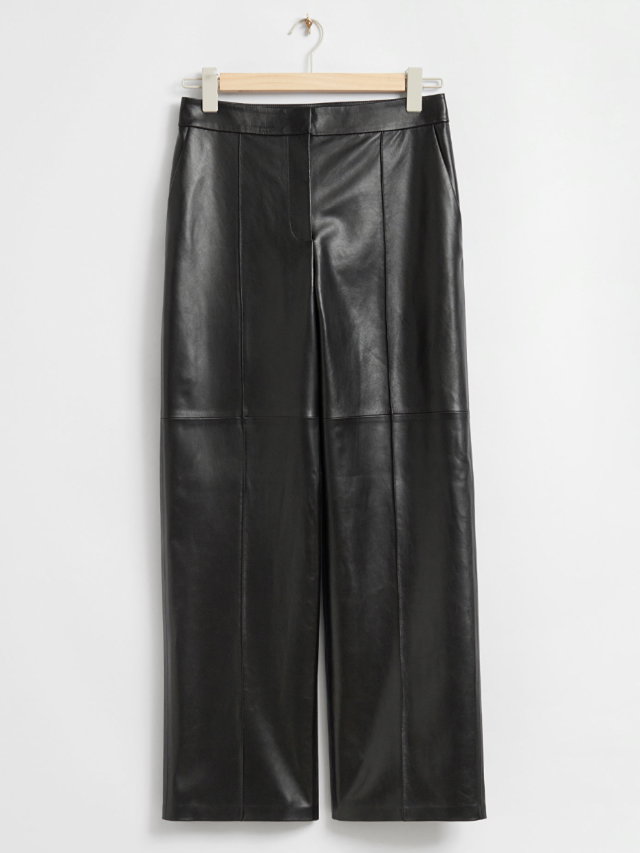 Lederhose mit weitem Bein von & Other Stories