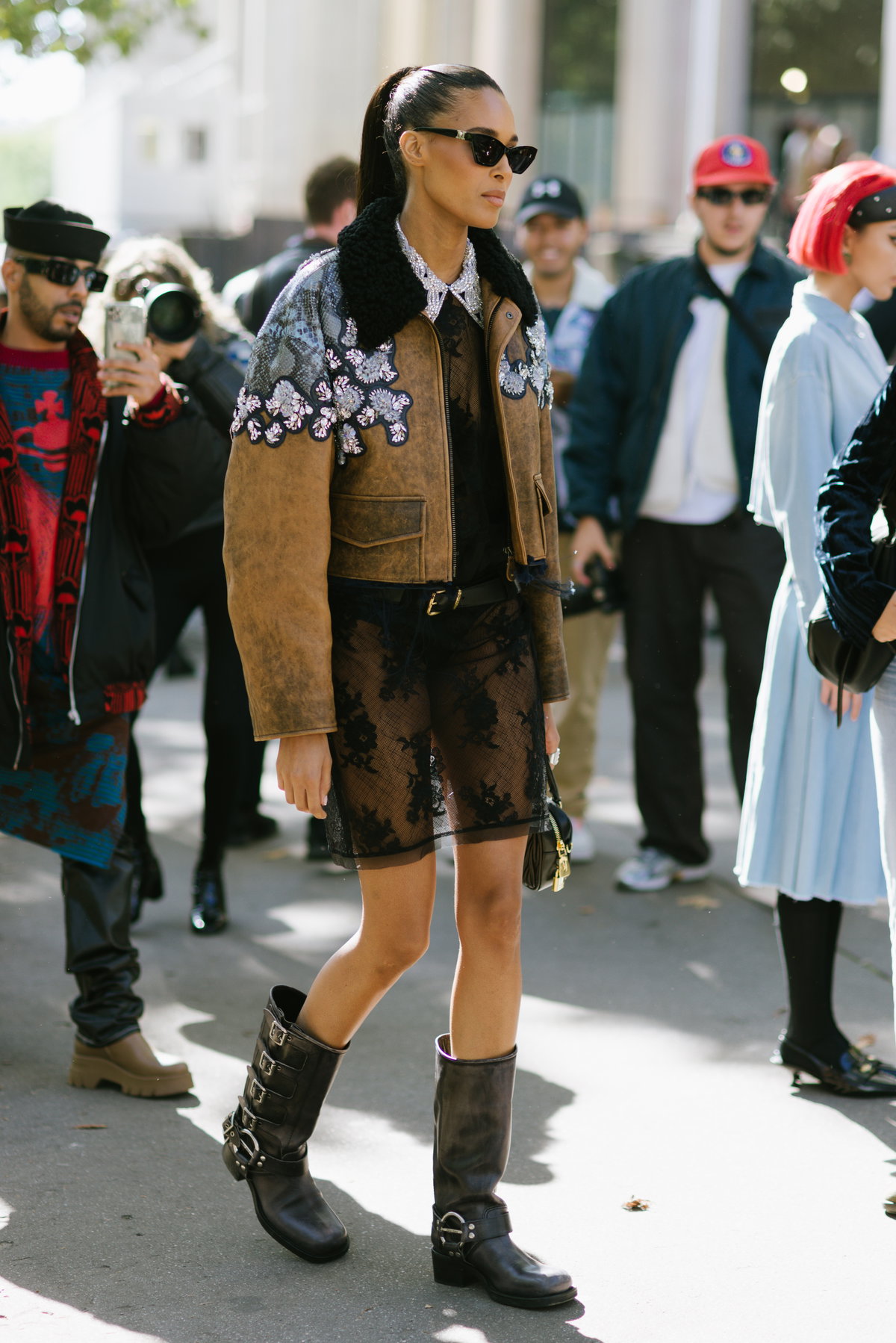Streetstyle mit Biker Boots