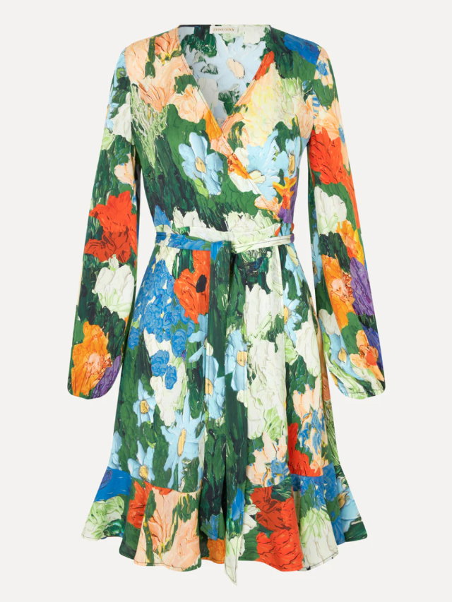 Wickelkleid für den Frühling