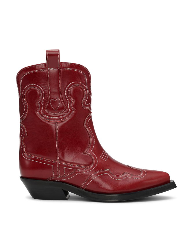 Rote Cowboystiefel