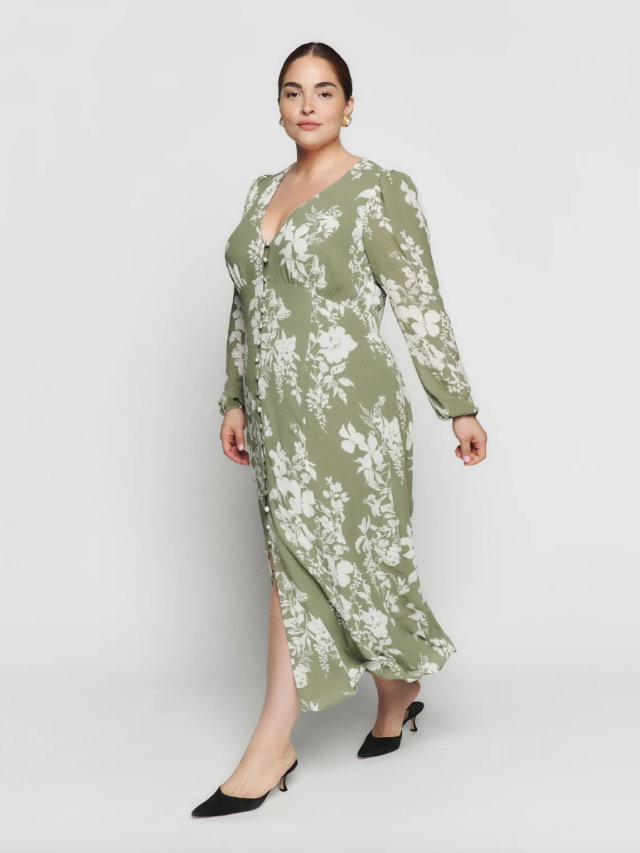 Frühlingskleid für Curvy-Frauen