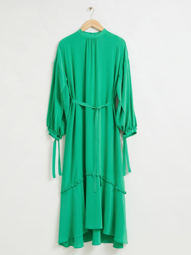 Grünes Maxikleid von & Other Stories