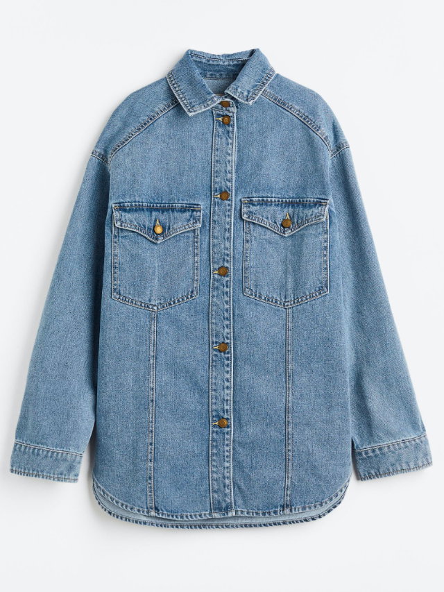 Denim Shacket von H&M