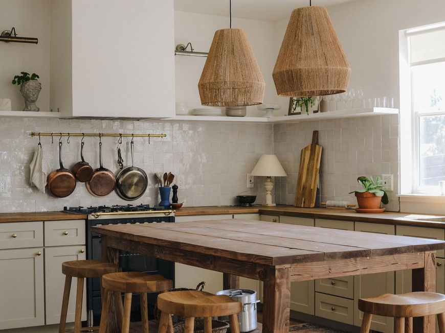 Küche Holztisch