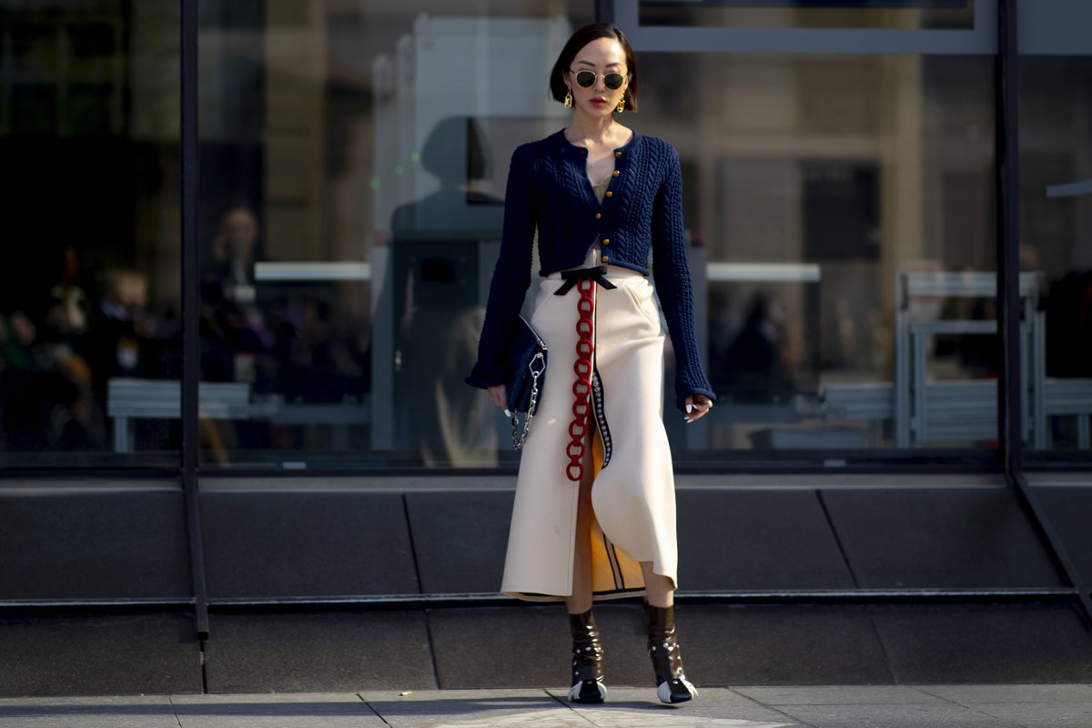 Streetstyle: Rock mit Schlitz