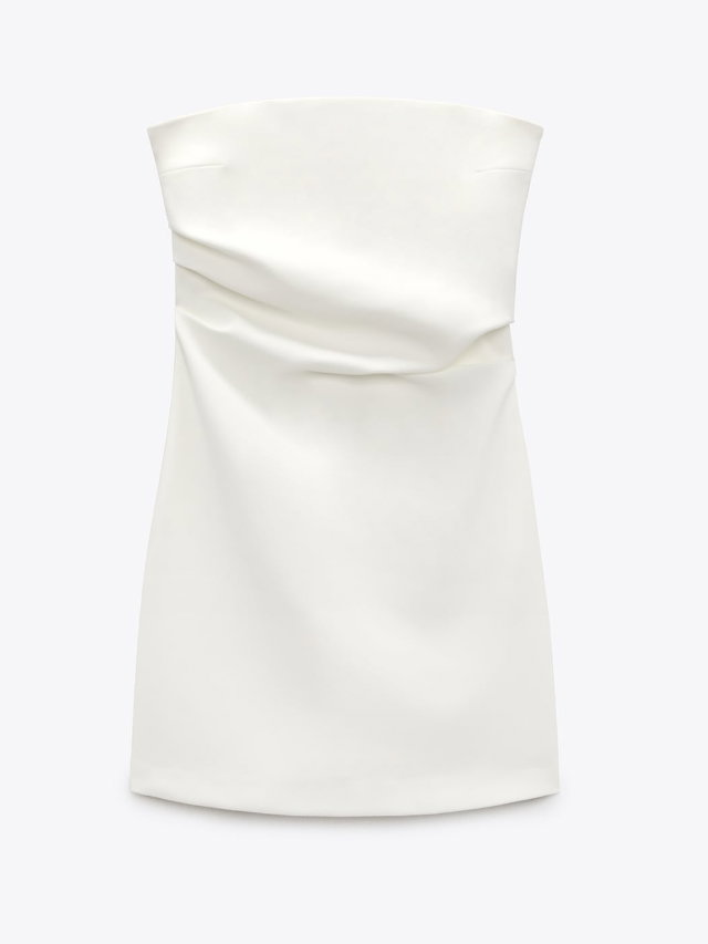 Kleid schulterfrei Zara