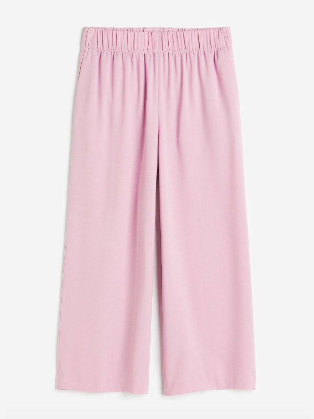 Rosafarbene Culottes
