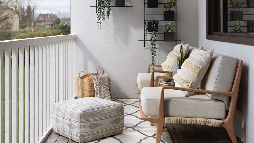 Diese 3 Outdoor-Teppiche von Ikea verschönern deinen kleinen Balkon