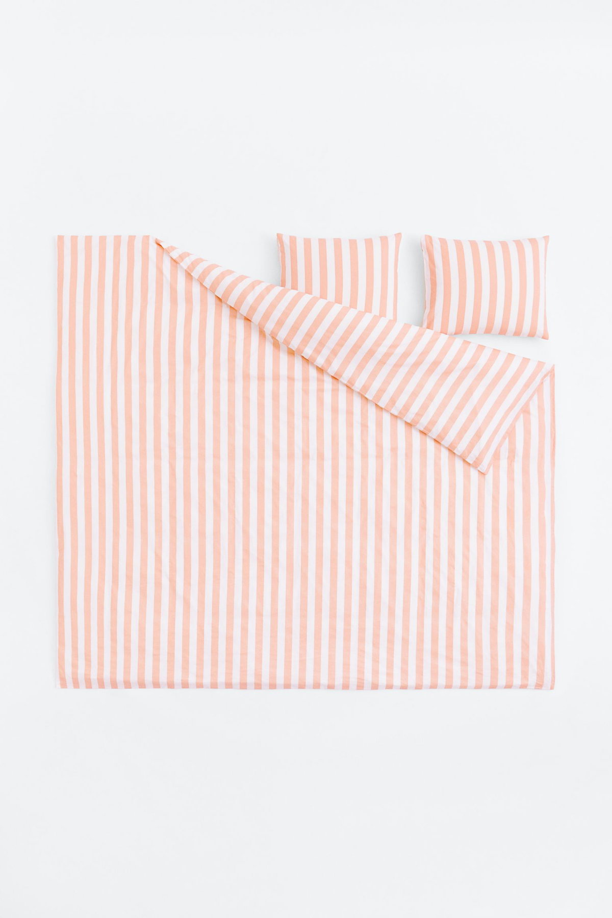 Gestreifte Bettwäsche für Doppelbett H&M Home