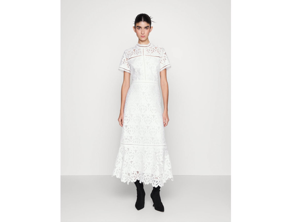 Langes Kleid in A-Linie