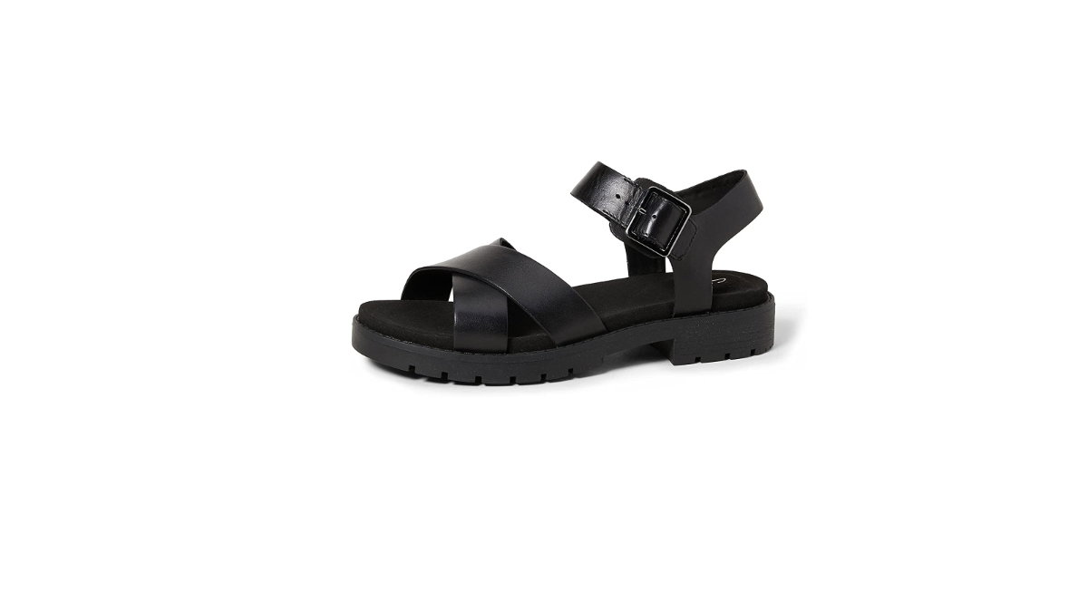 Schwarze Sandalen