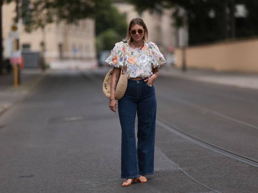 Streetstyle: Sandale mit Blockabsatz