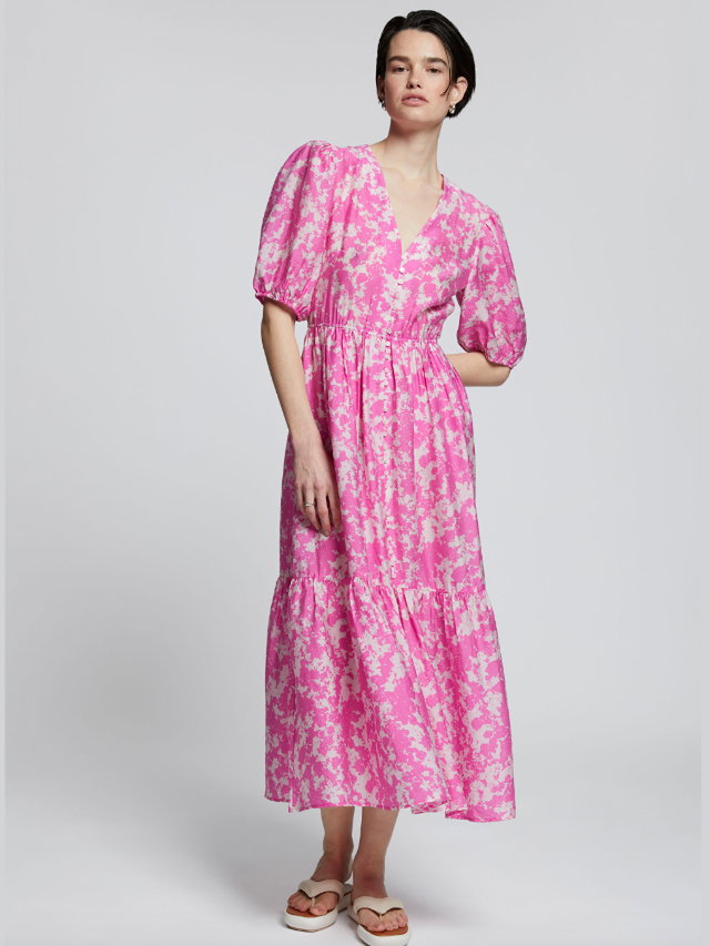 Rosafarbenes Blumenkleid von & Other Stories
