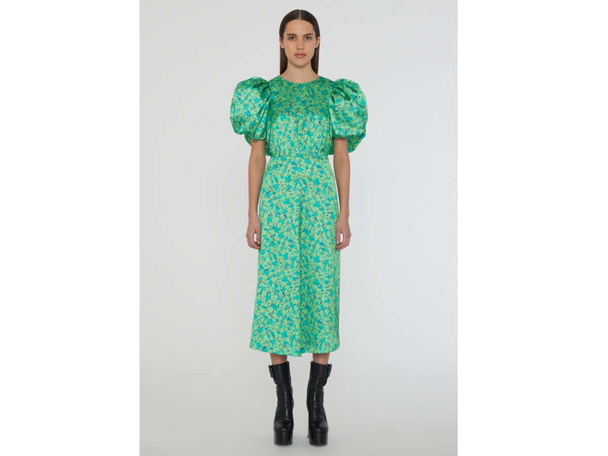 Kleid mit Puffärmeln von Rotate