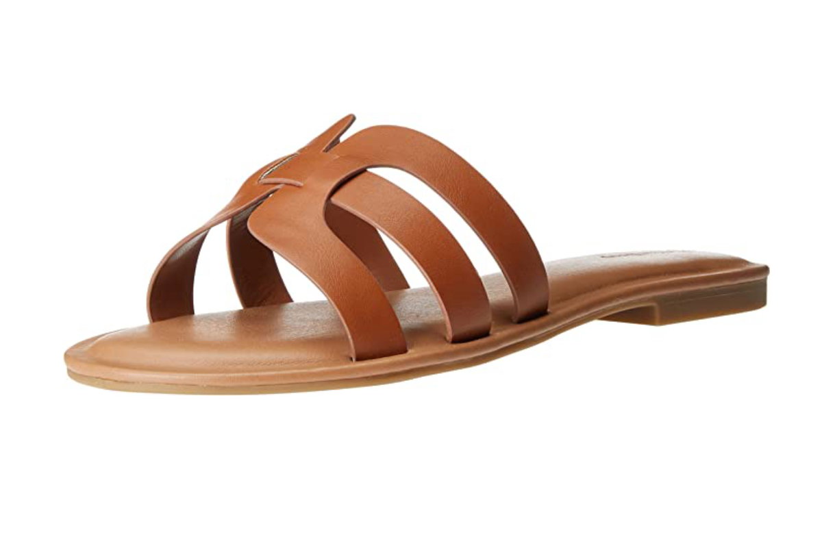Braune Sandale