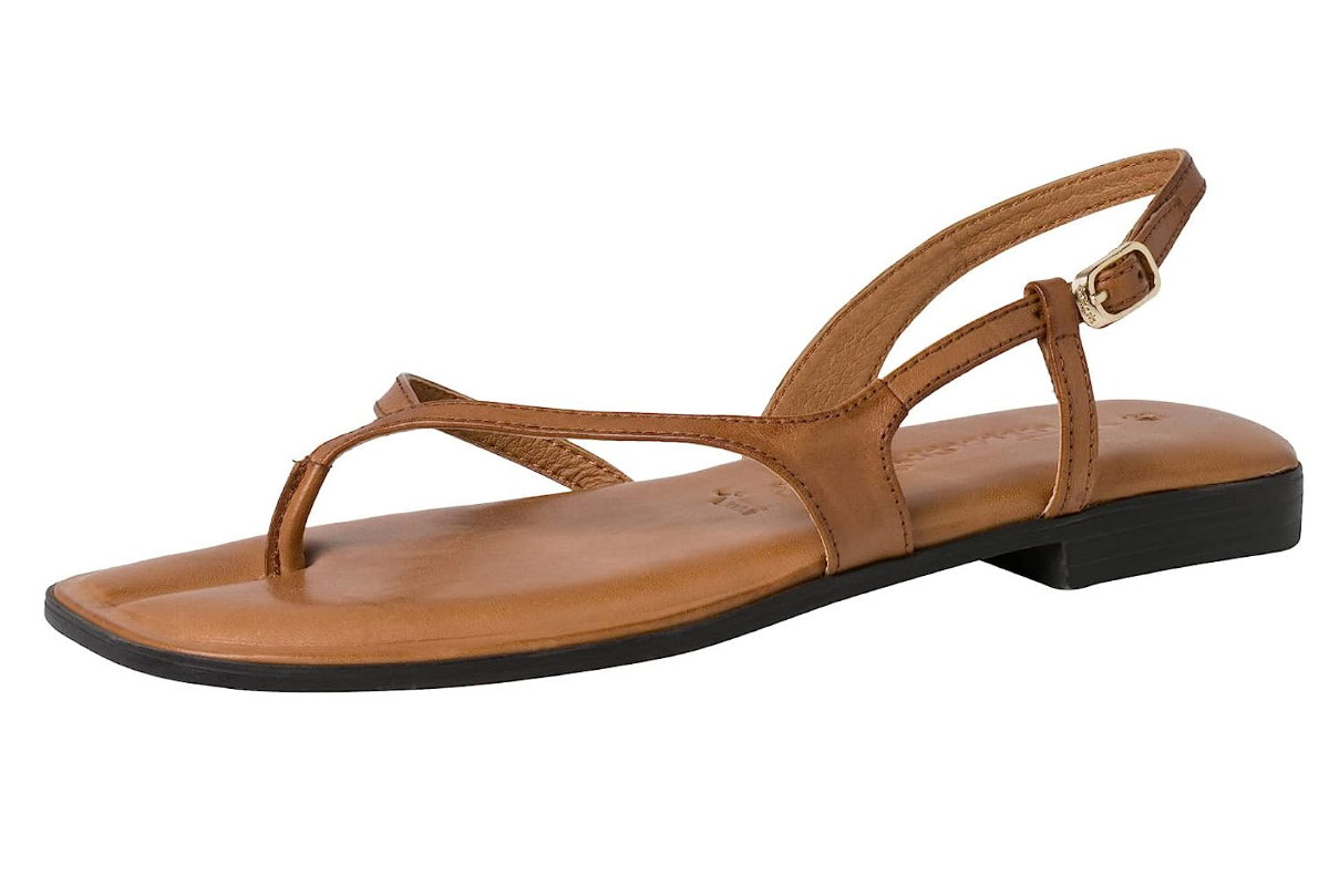 Braune Sandale
