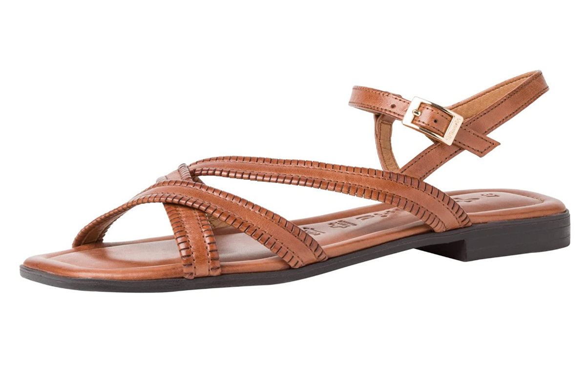 Braune Sandale