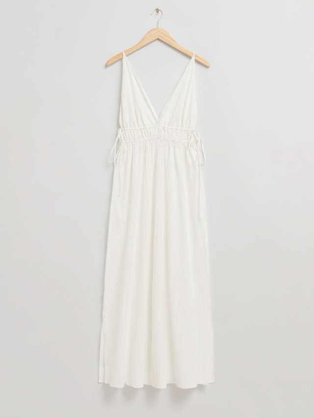 Weißes Maxikleid von & Other Stories