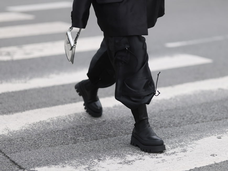Schwarze Boots